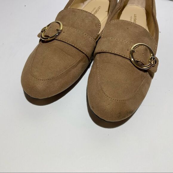 Liz Claiborne Tan suede Loafers ~ size 7.5 ~ see photos for imperfections - Picture 4 of 9